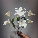 بوته لیلیوم ۹ گل لمسی - تصویر 4